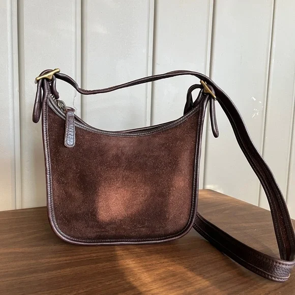 Vintage Coach Janice 9011 Suede Bag